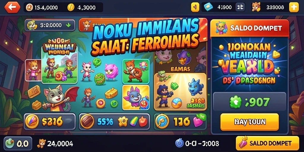 Tangkapan layar memperlihatkan level penuh tantangan.