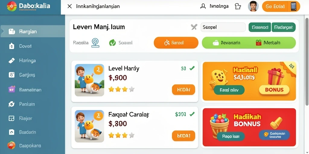 Nikmati berbagai permainan yang seru dan menantang.