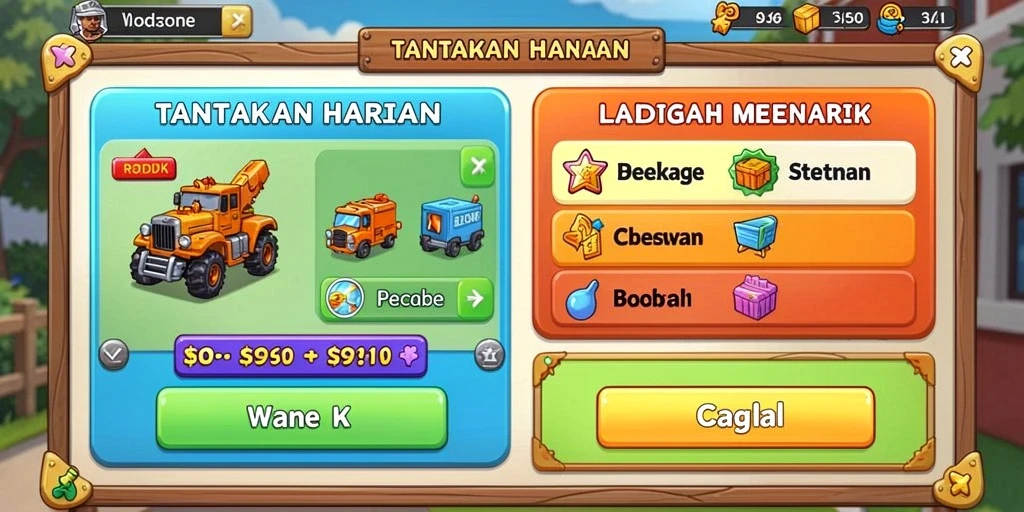 Fitur multiplayer yang memungkinkan bermain bersama teman.